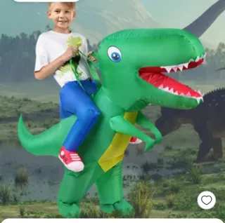 Disfraz dinosaurio inflable niño Talla 5-6