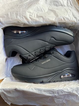 Skechers Uno Stand On Air Zapatillas Mujer Negras