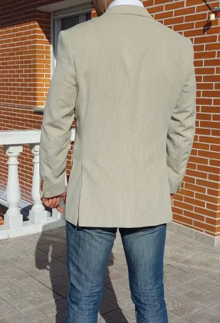 Americana chaqueta beige