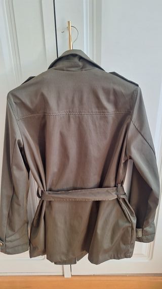 Chaqueta Zara Verde Militar Talla M