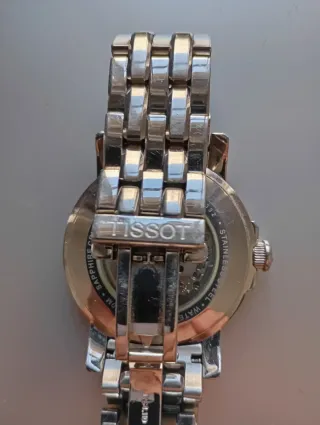 Reloj Tissot Automático Plata y Blanco