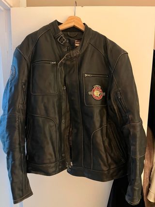 Chaqueta Cuero Indian Motorcycle Negra