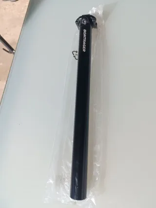 Tija Bontrager Aluminio 37 cm larg 31.6 mm diámetr