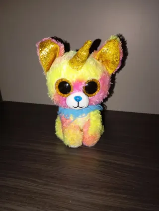 Peluche unicornio arcoíris