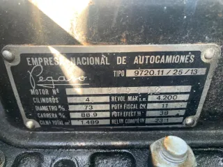 MOTOR PEGASO 1.500