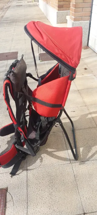 Silla de paseo para bebé roja