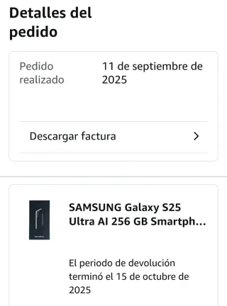 Samsung Galaxy S25 Ultra + Funda Rhinoshield