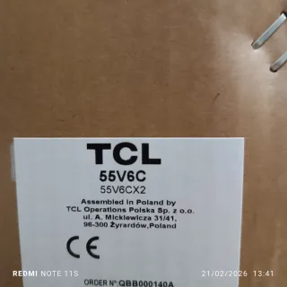 TV TCL 55 4K HDR Nuevo en Caja