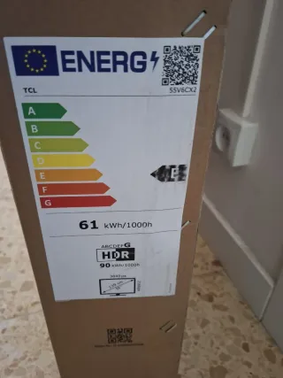 TV TCL 55 4K HDR Nuevo en Caja