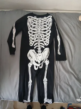 Disfraz esqueleto niño