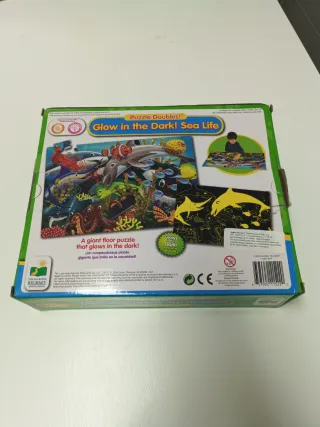 Puzzle Doble Brillo Oscuridad Vida Marina