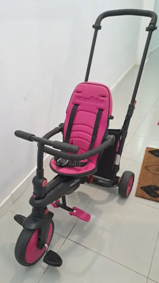 Triciclo Smartrike Plegable Rosa