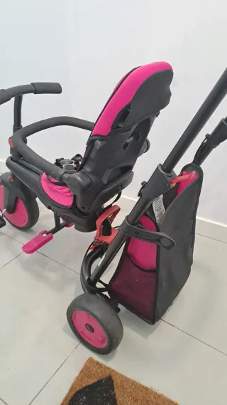 Triciclo Smartrike Plegable Rosa