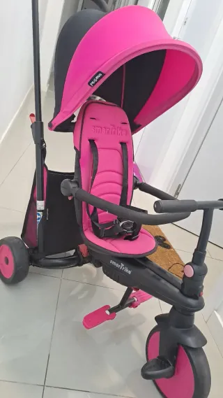 Triciclo Smartrike Plegable Rosa