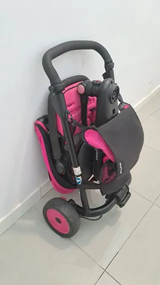 Triciclo Smartrike Plegable Rosa