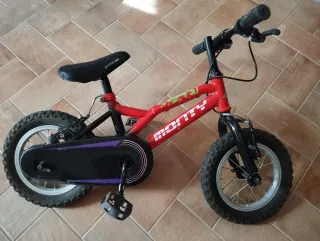 Bicicleta infantil Monty roja