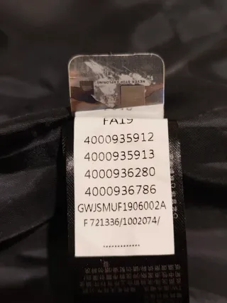 Plumífero acolchado TNF Unisex Negro Nuevo