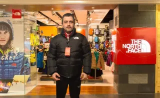 Plumífero acolchado TNF Unisex Negro Nuevo