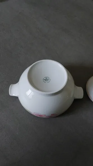 Zuppiera Bavaria in porcellana