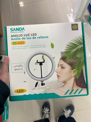 Anel de Luz LED SANDA com Tripé SD-6225