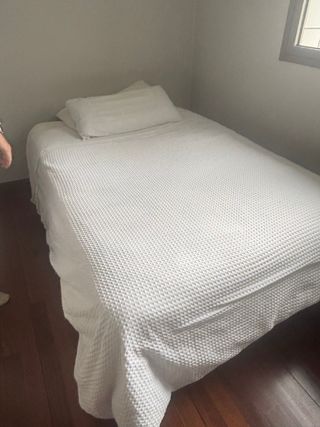 Cama 120 completa, colchon + sommier