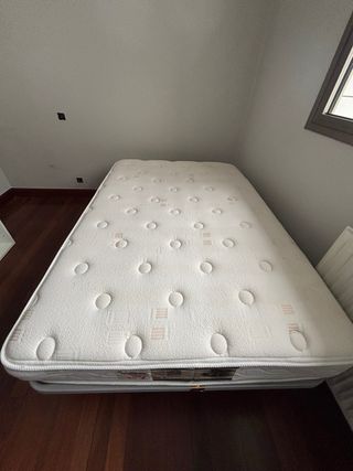Cama 120 completa, colchon + sommier