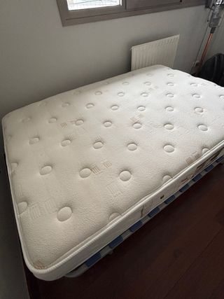 Cama 120 completa, colchon + sommier