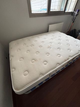 Cama 120 completa, colchon + sommier