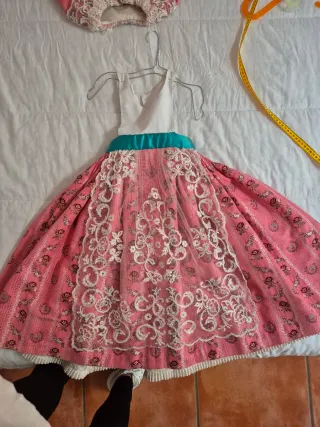 Traje de Fallera Niña Talla 10m-5A