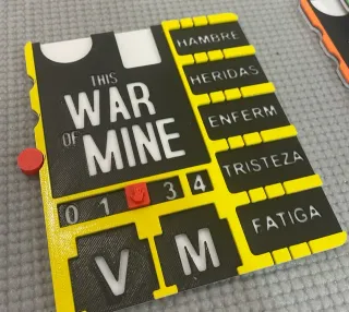 Tablero This War of Mine (4 uds)