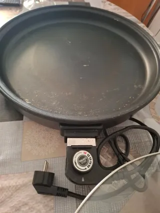 Olla Eléctrica con Tapa y Control de Temperatura