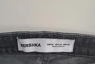 Pantalones Flare Negro Bershka