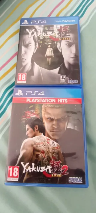 PS4 Yakuza Kiwami 1 y 2