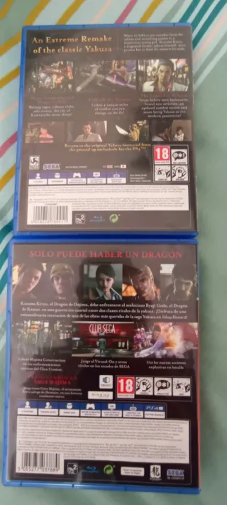 PS4 Yakuza Kiwami 1 y 2