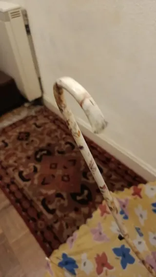 Paraguas Retro Marrón y Multicolor