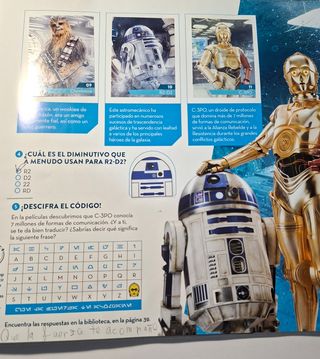 Albúm Star Wars El dominio de la fuerza COMPLETO