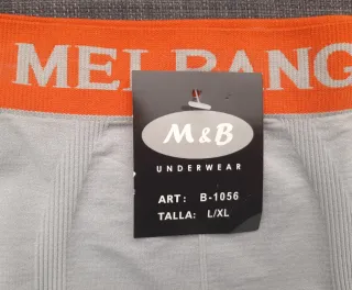 Calzoncillos Ajustados MEI BANG  Gris/Naranja