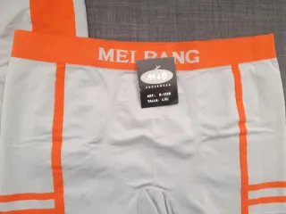 Calzoncillos Ajustados MEI BANG  Gris/Naranja