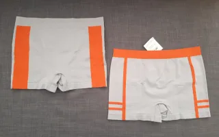 Calzoncillos Ajustados MEI BANG  Gris/Naranja