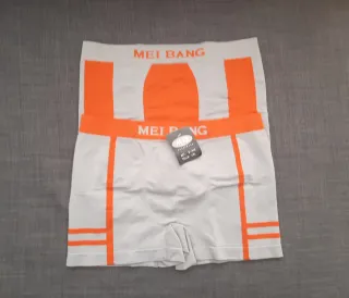 Calzoncillos Ajustados MEI BANG  Gris/Naranja