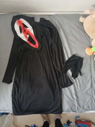 Disfraz de terror con máscara