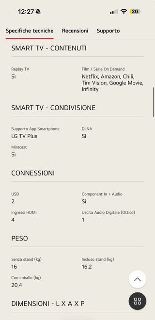 LG TV 55 Ultra HD 4K HDR Smart TV Enchufe ingles