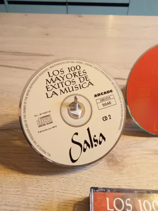 CDs Los 100 Mayores Exitos de la Musica Salsa