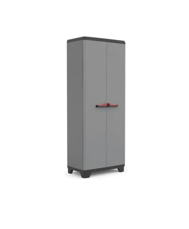 Armadio Keter Stilo in plastica grigio/nero