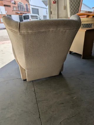 Sillón reclinable de tela