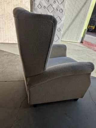 Sillón reclinable de tela