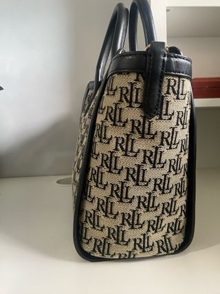 Bolso Tote Ralph Lauren RL Negro