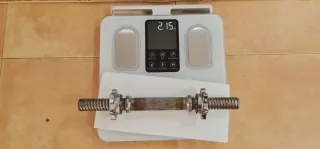 Barras para pesas cromadas