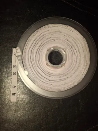 Etiquetas bordadas Tallas 38, 40, 44, Alta Calidad