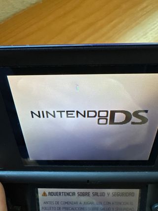 Nintendo DS Lite Azul y Negra + Caja + Juegos